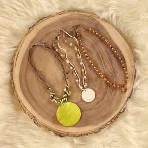 Beach style beaded necklaces